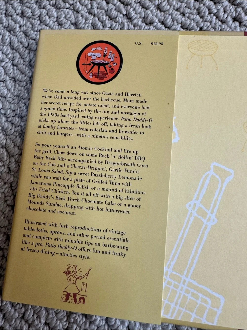 Retro Patio Daddy-O Cookbook from the 90s